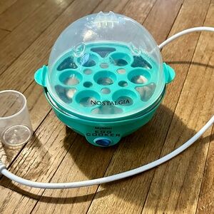 Nostalgia Teal Egg Cooker